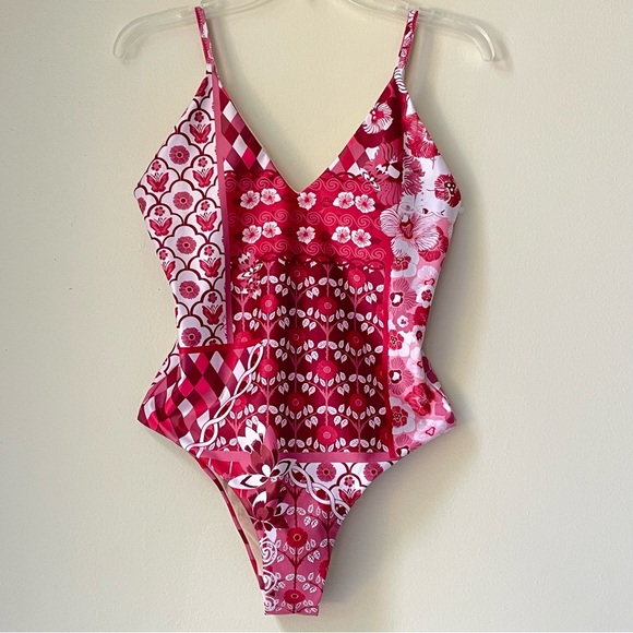 Carolina K Marieta One Piece Floral Swimsuit Large - Picture 2 of 9